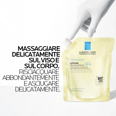 Lipikar Huile Lavante Ricarica 400ML Olio lavante per pelle secca a tendenza atopica