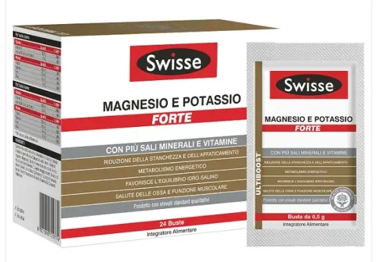 Swisse Magnesio e Potassio Forte 24 Bustine