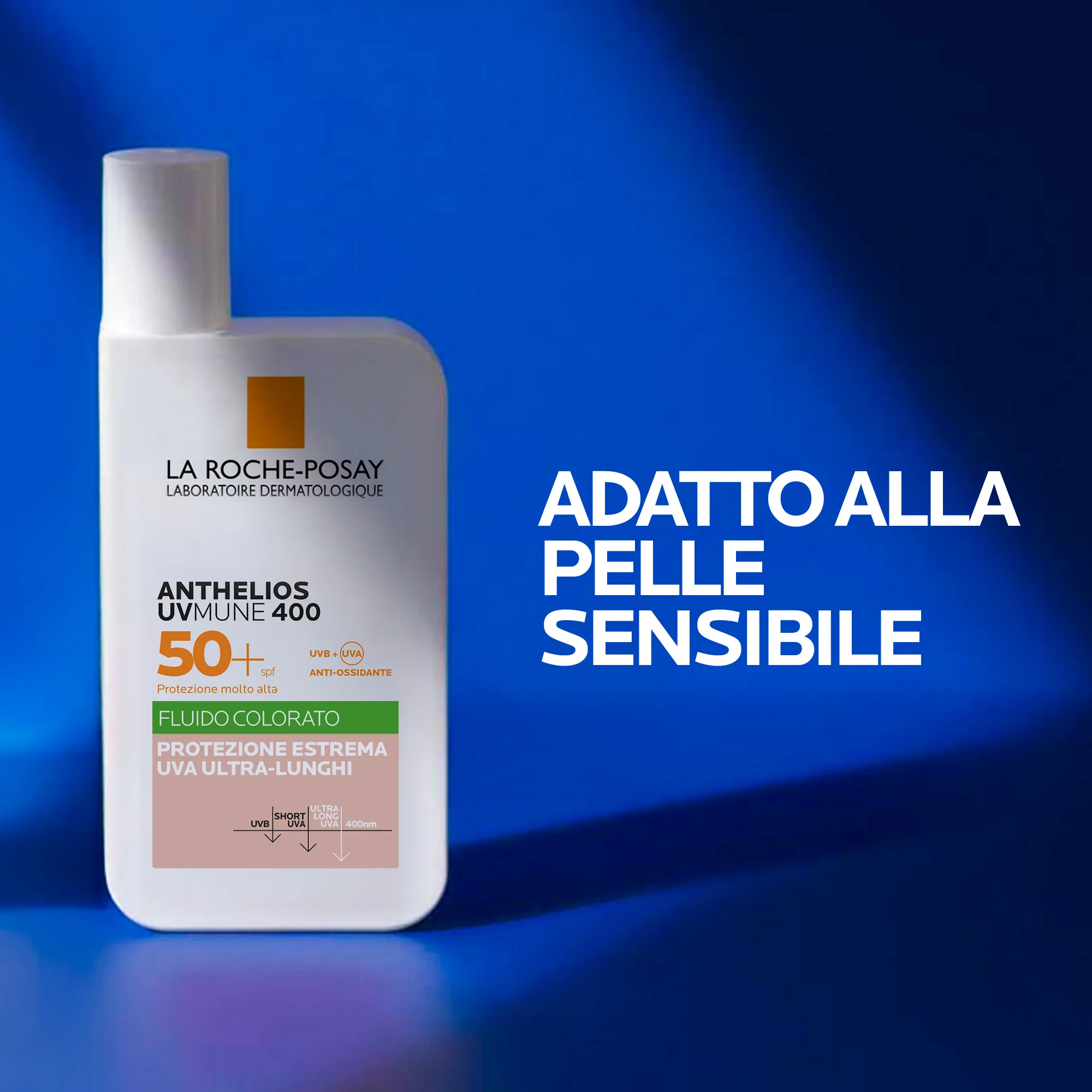 La Roche Posay Anthelios Fluido Oil Tt Uvmune Spf 50 + 50 Ml Protezione dai Danni Cellulari