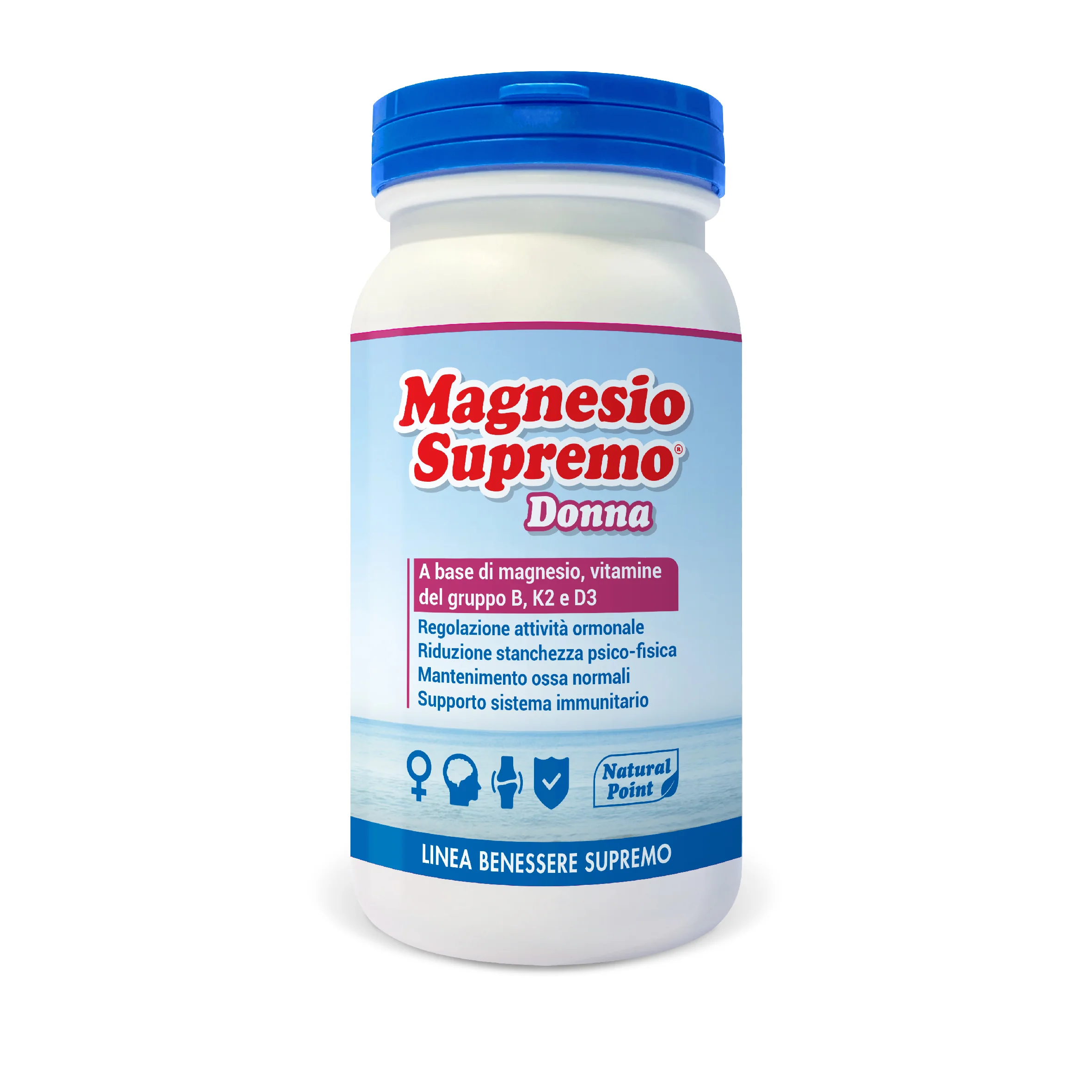 Magnesio Supremo Donna 150 g Integratore Magnesio e Vitamine