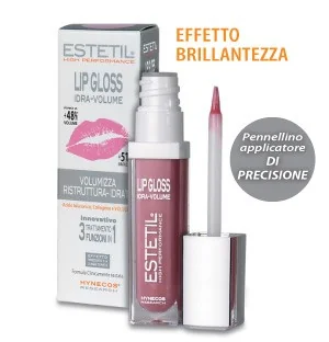 Estetil Lipgloss IdraVolume Colore 05 Berry Red Lucidalabbra Volumizzante