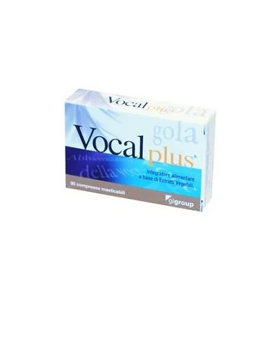 Vocal Plus 30 Compresse Integratore per il benessere della gola e della voce