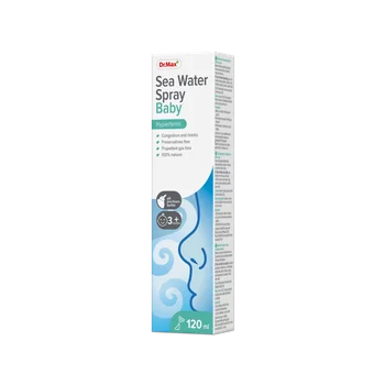 Dr. Max Spray Nasale Ipertonico Baby 120Ml Acqua Marina per Neonati e Bambini