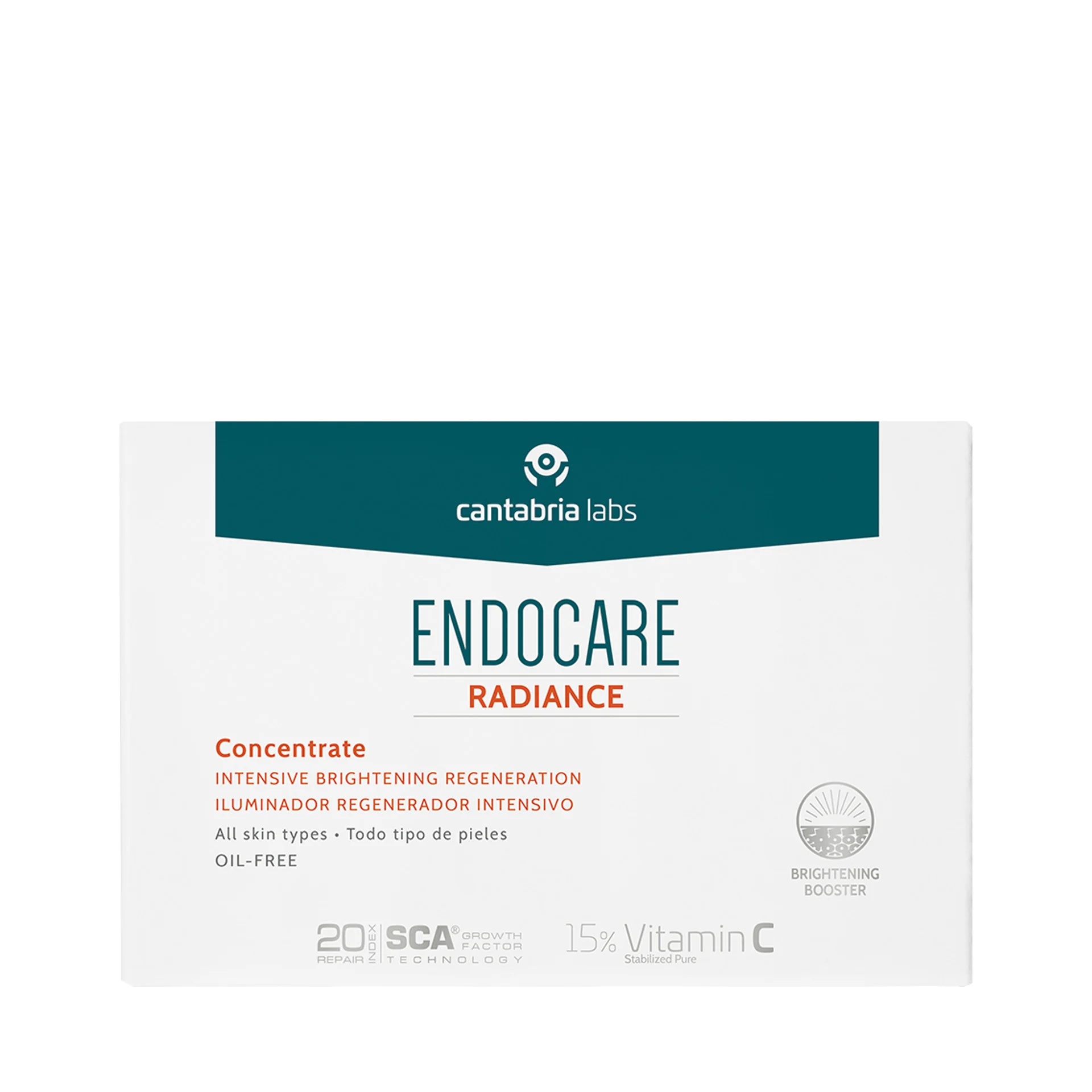 Endocare C Pure Radiance Conc Ampolle illuminanti e rigeneranti per viso, collo e décolleté
