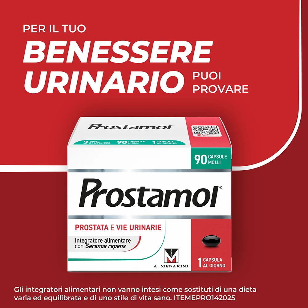 Prostamol 90 Capsule Molli Integratore Prostata e Vie Urinarie