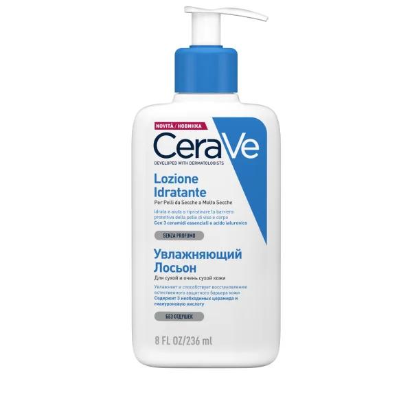 CeraVe Lozione Idratante Corpo 236 ml Pelle da Normale a Secca