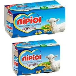 Nipiol Omog Agnello 120 gx2 Pezzi