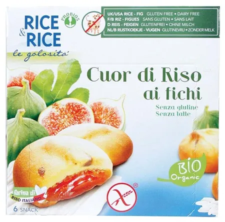 RICE&RICE CUOR DI RISO AI FICHI SENZA GLUTINE 6X33 G