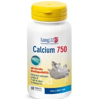 Longlife Calcium 750 mg 60 Tavolette
