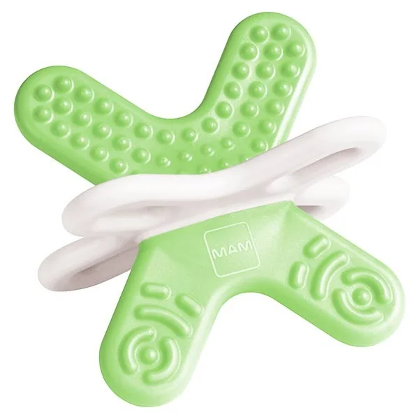 Suavinex Anello Dentizione Step 2 +4 Mesi Farfalla Verde Massaggiagengive