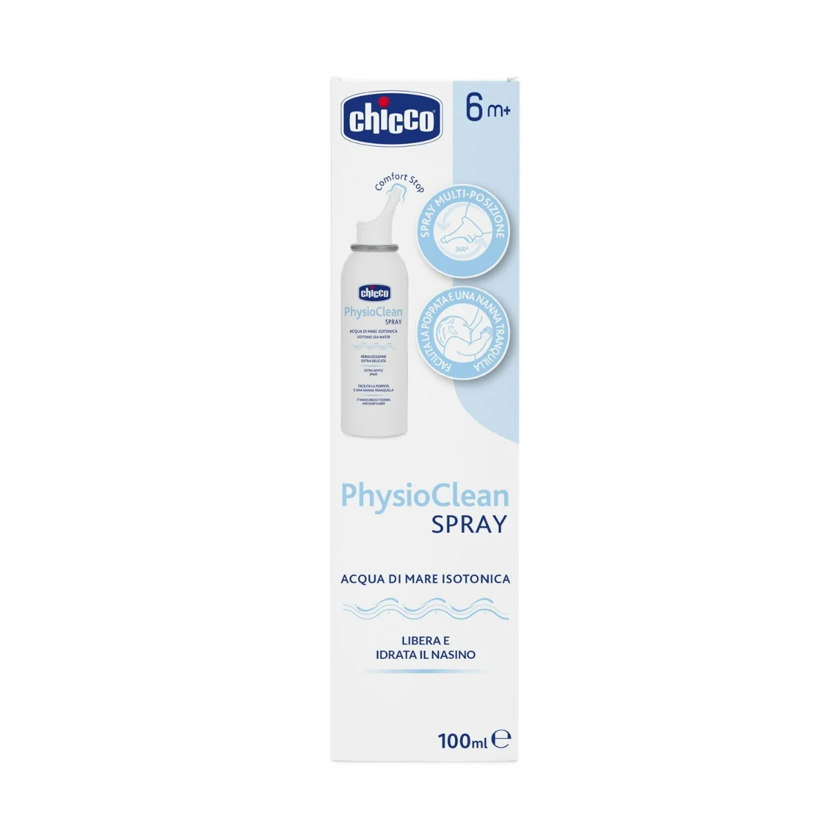 Chicco Physioclean Spray 100Ml Isotonica Spray 100 ml