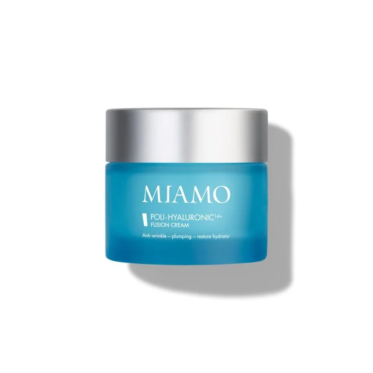Miamo Longevity Plus Poli Hyaluronic 14+ Fusion Cream 50 Ml Crema Viso Antirughe Rimpolpante e Idratante