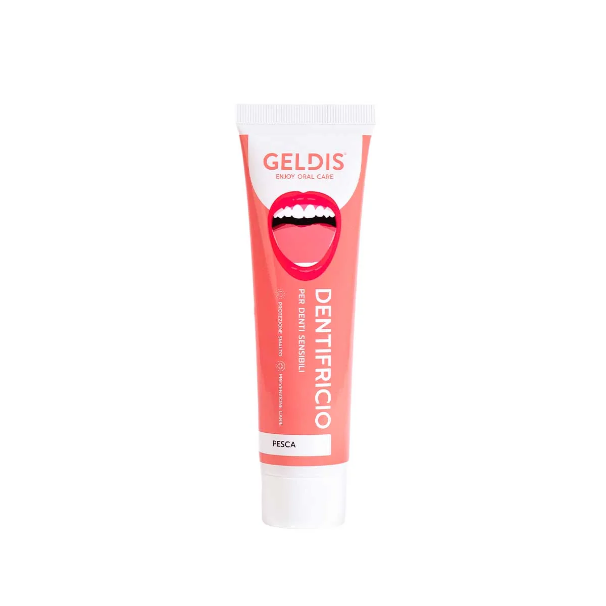 Geldis Dentifricio Pesca Rosa 100 ml Igiene orale