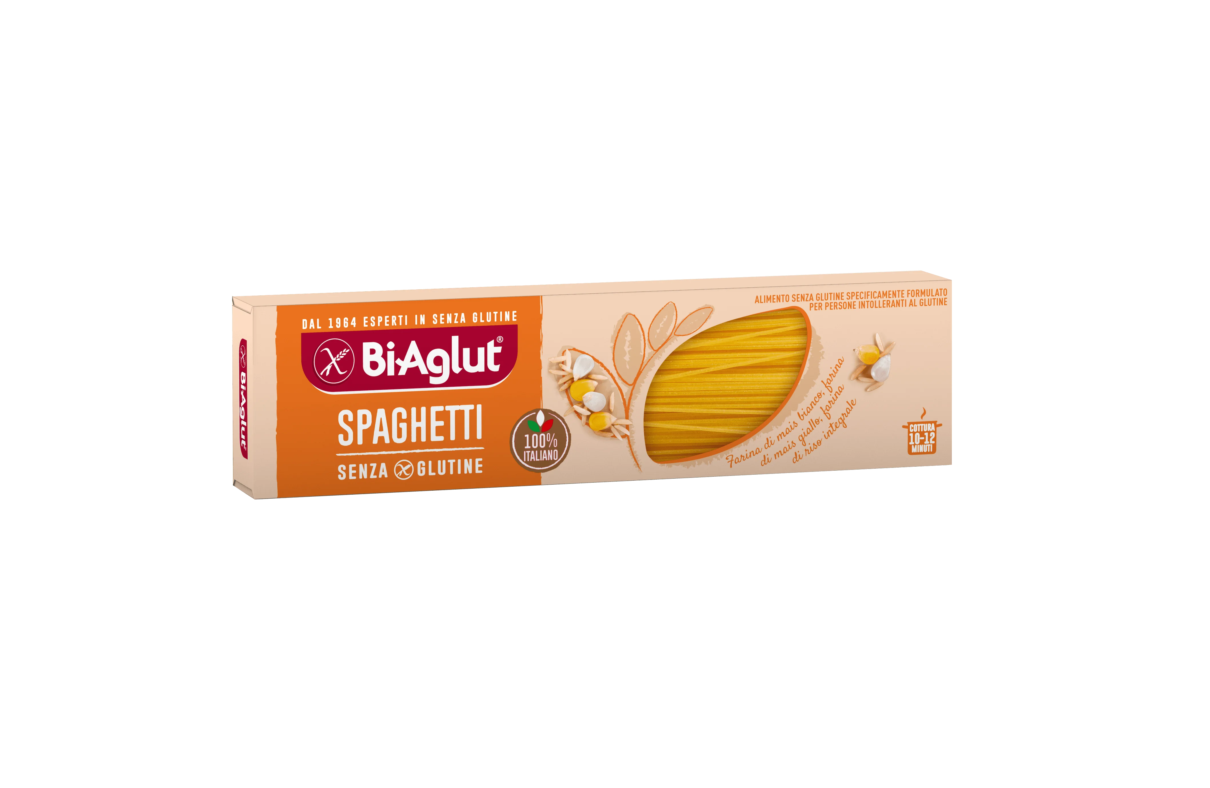Biaglut Pasta Lunga Spaghetti Senza Glutine 500 Gr Ideale per Ricette Squisite