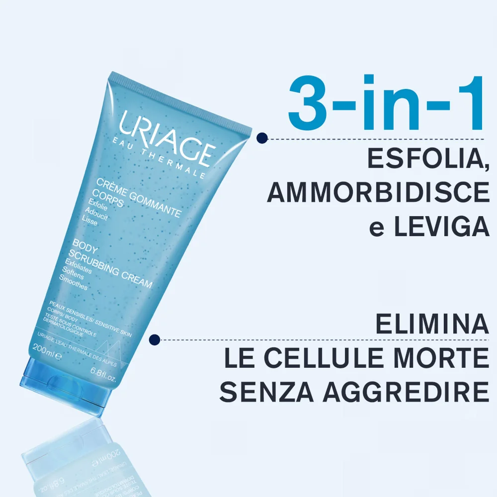 Uriage Crema Gommage Corpo 200 Ml Pelle da Normale a Secca