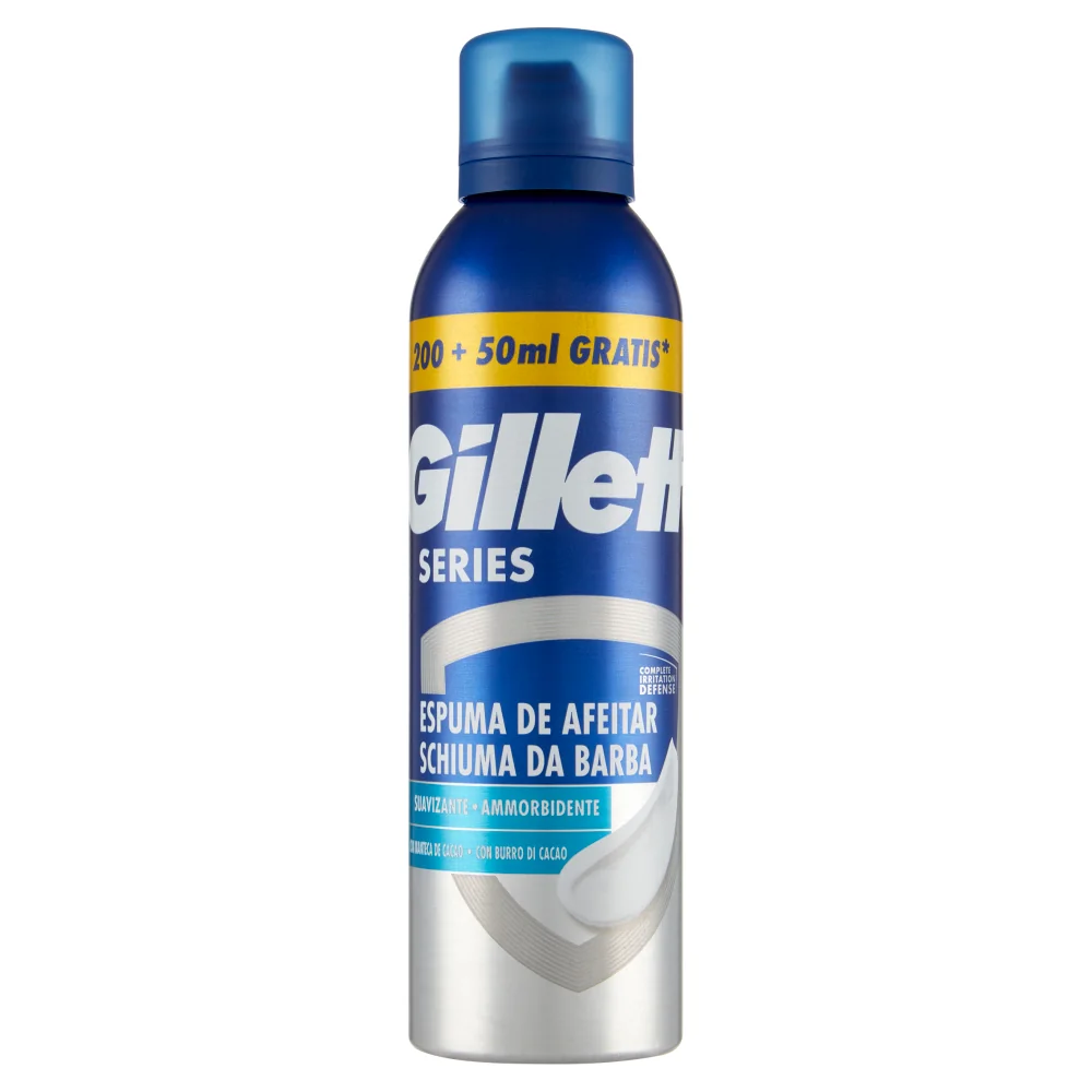 Gillette Schiuma Rivit 250 ml Schiuma da Barba per Protezione Contro le Irritazioni