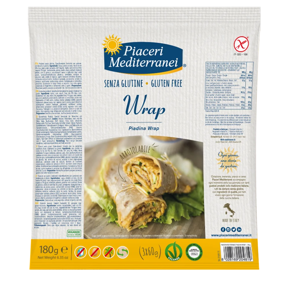 Piaceri Medit Piadina Wrap180 g 