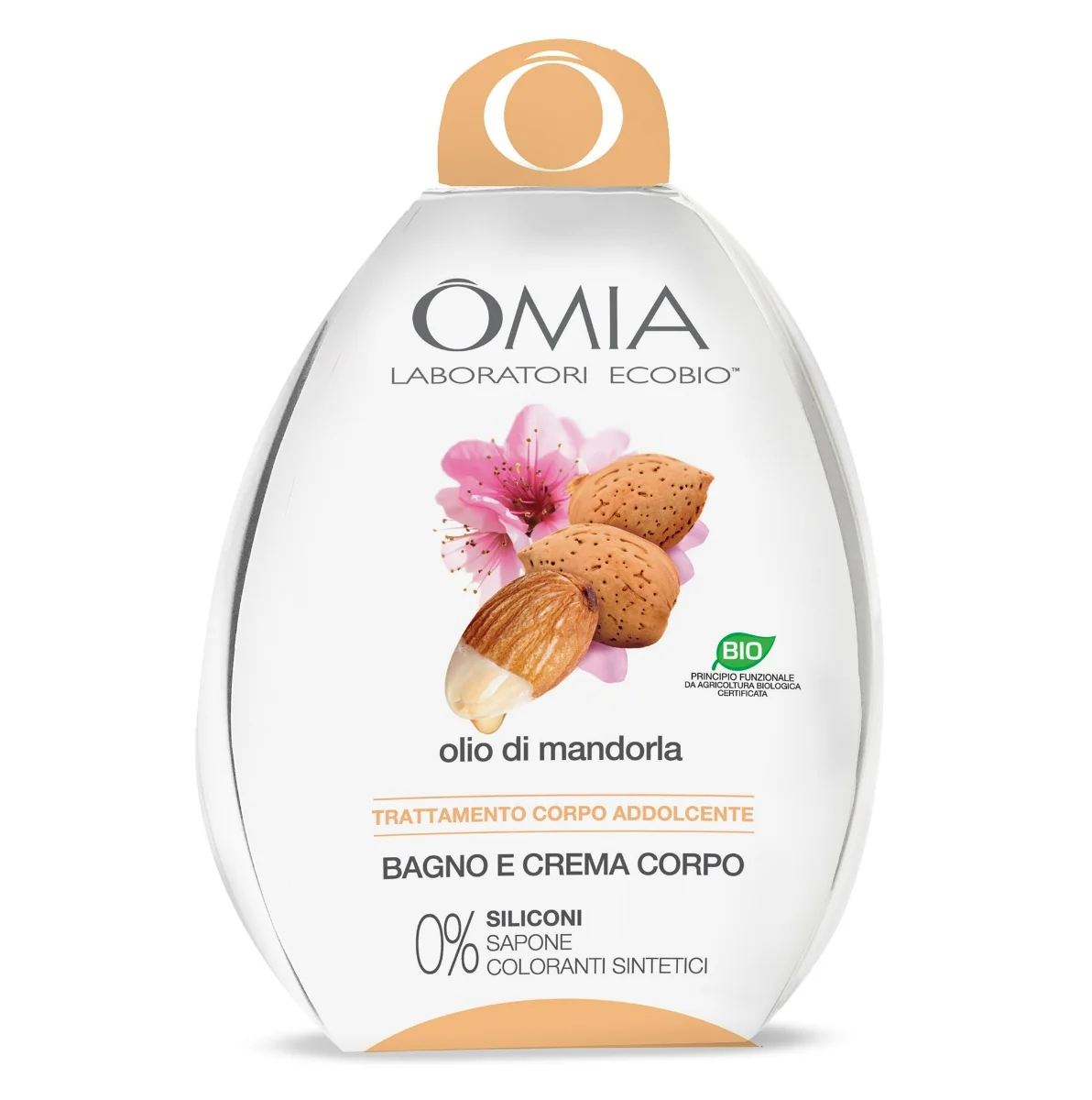 Omia Ovetto Mandorla Bagno Seta 400 ml + Crema corpo 200 ml Trattamento corpo addolcente ed emolliente