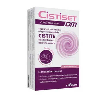 Cistiset DM Con D-Mannosio 14 Stick Per il Trattamento Delle Infezioni Delle Vie Urinarie