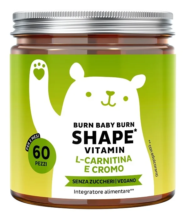 Bears With Benefits Burn Baby Burn Shape Vitamin 60 Caramelle Gommose Benessere Metabolismo