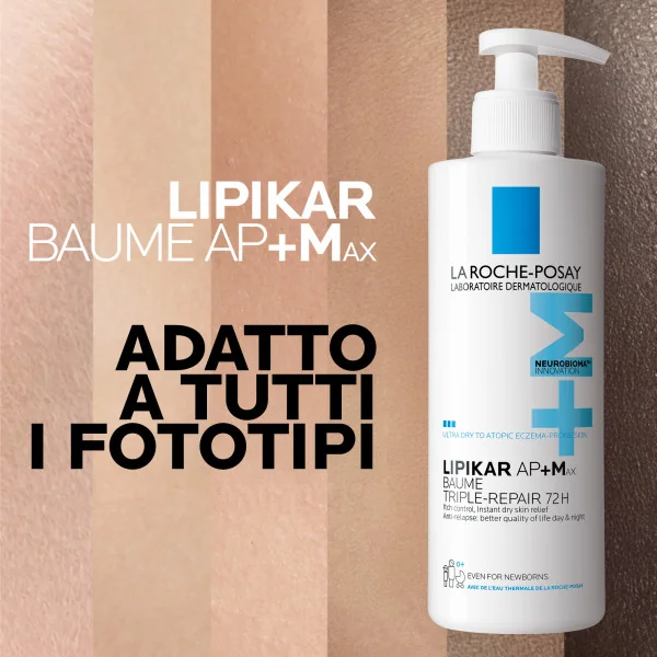 Lipikar Baume Ap+Max 400 Ml Balsamo Corpo Repilidante ad Azione Idratante