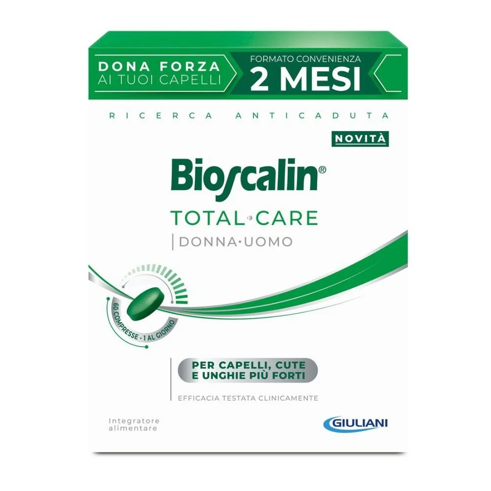 Bioscalin Total Care Donna Uomo 60 compresse Benessere Capelli Cute Unghia