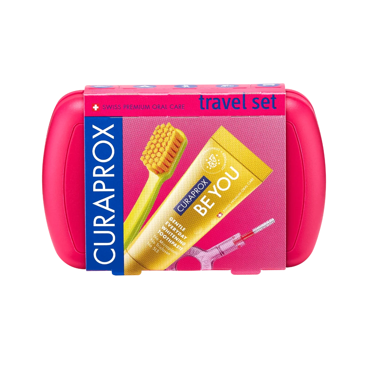 Curaprox Travel Set Magenta Igiene Orale