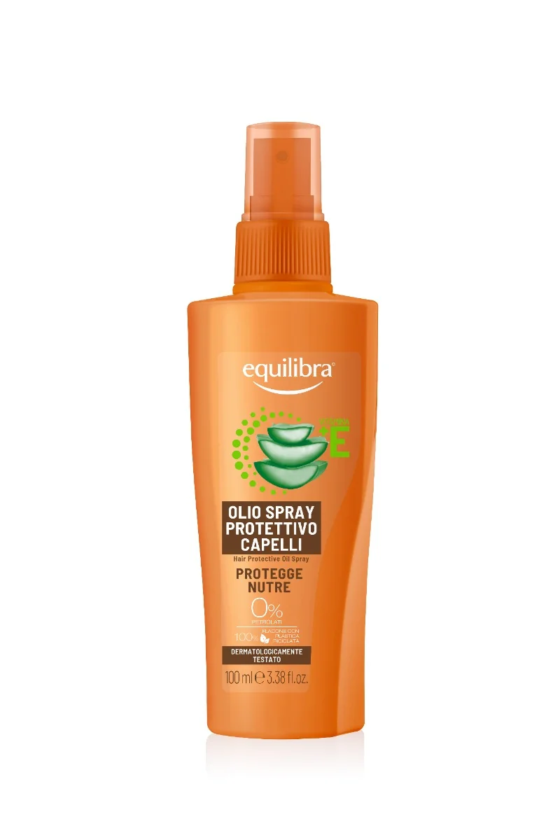 Equilibra Olio Spray Protettivo Capelli 100 ml Tutti i Tipi di Capelli