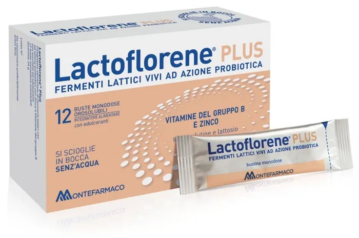 Lactoflorene Plus 12 Bustine Orosolubili - Integratore fermenti lattici