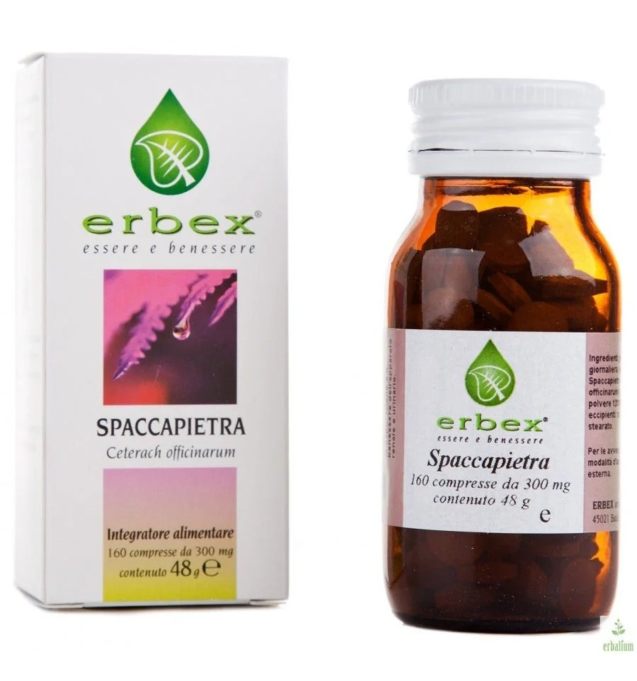 Erbex Spaccapietra Integratore Vie Urinarie 160 Compresse 