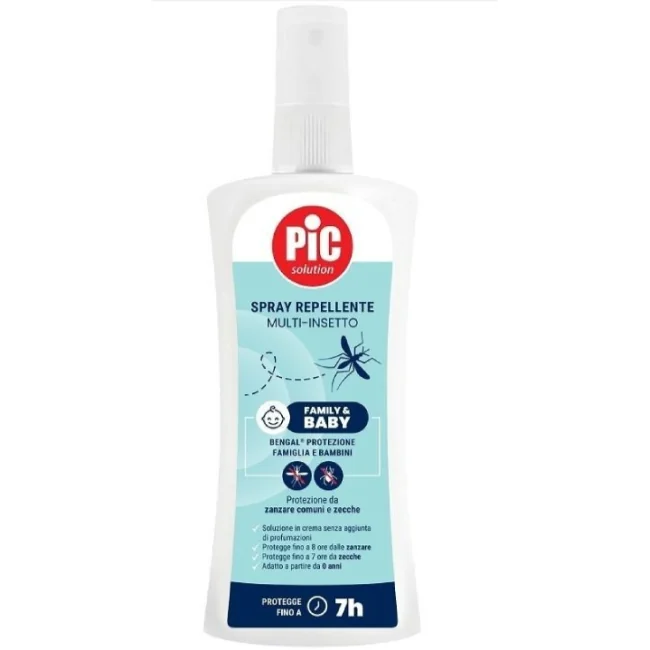 Pic Baby&Family Spray Repellente 100 Ml Anti-Zanzare