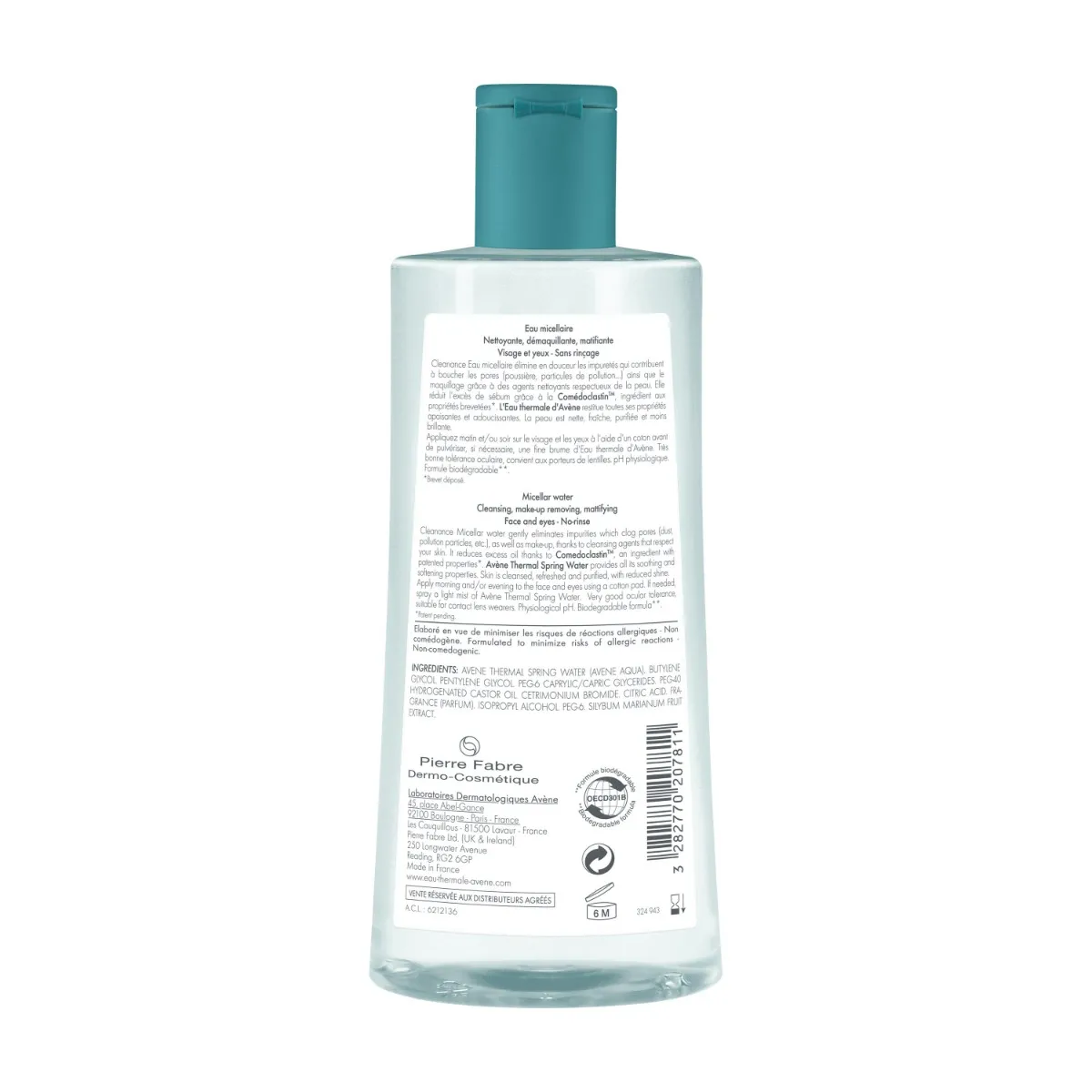 Avène Cleanance Acqua Micellare Detergente Purificante 400 ml 