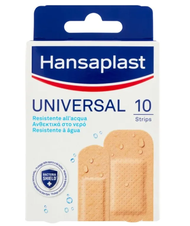 Hansaplast Cerotti Univ Ass 10 Pezzi Resistenti all'Acqua
