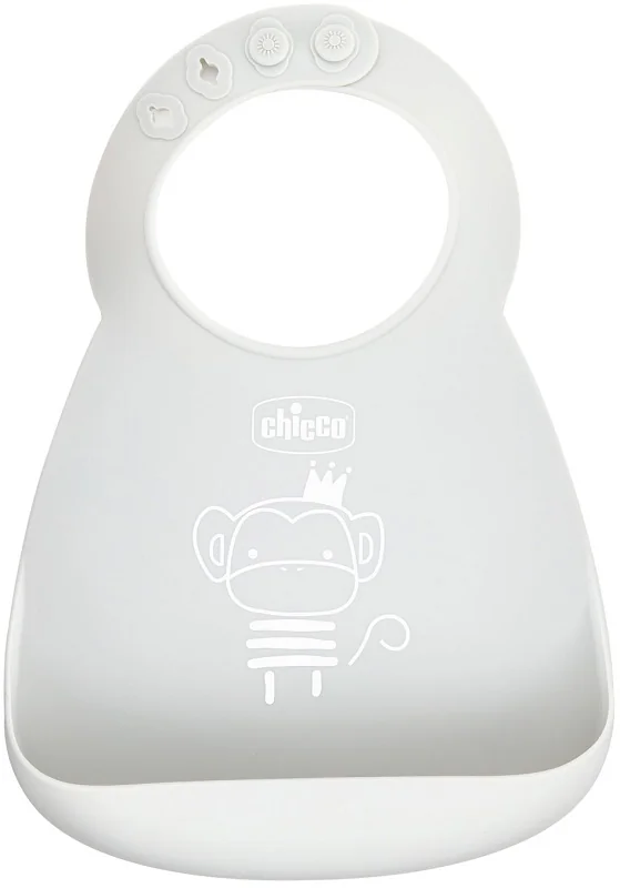 Chicco Bavaglia Silicone Neutra