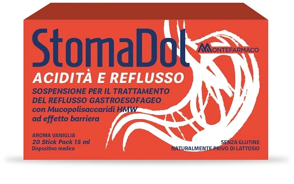 Stomadol Acidita' Reflusso 20 Stick Pack Da 15 Ml