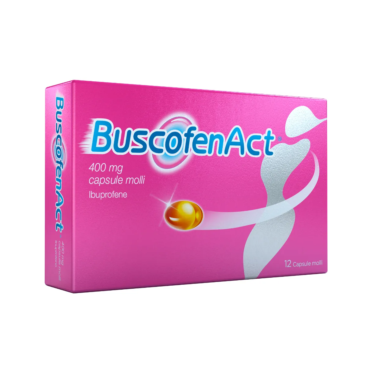 BuscofenAct 400 mg Ibuprofene 12 Capsule Molli Analgesico