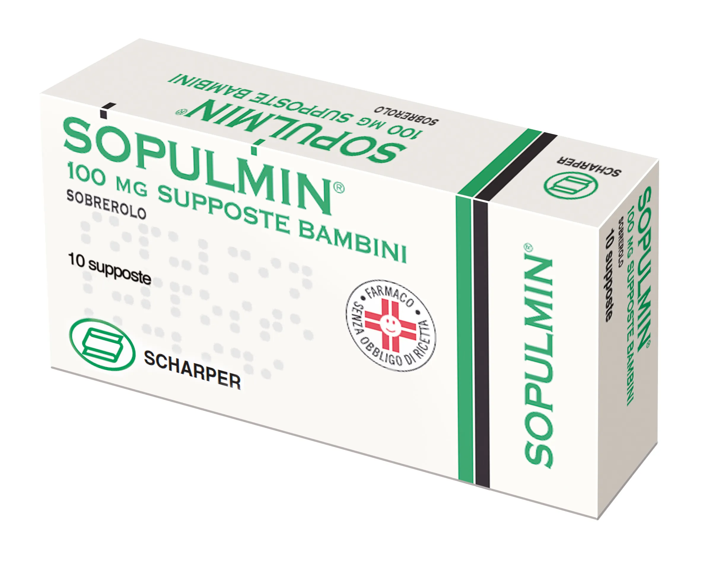 Sopulmin Bambini 10 Supposte 100 mg