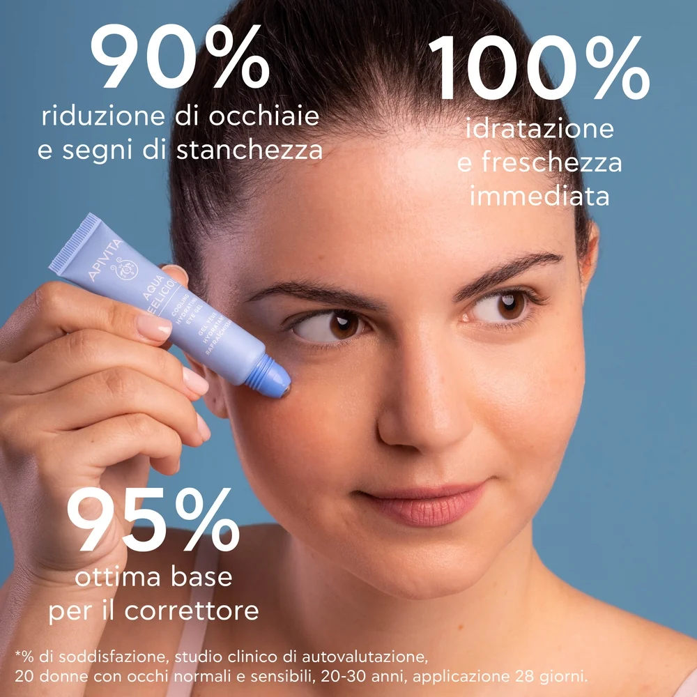 Apivita Aqua Beel Gel Con Occh 15Ml