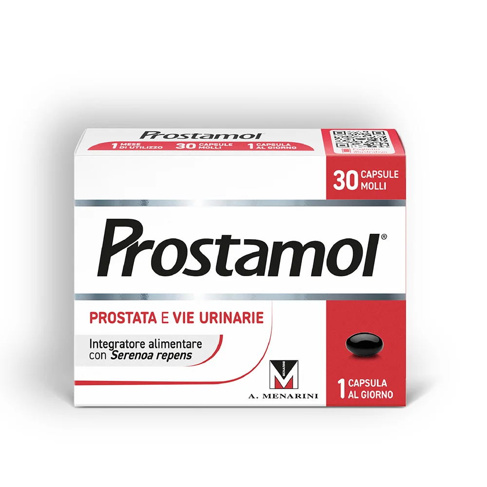 Prostamol 30 Capsule Molli Integratore Prostata e Vie Urinarie