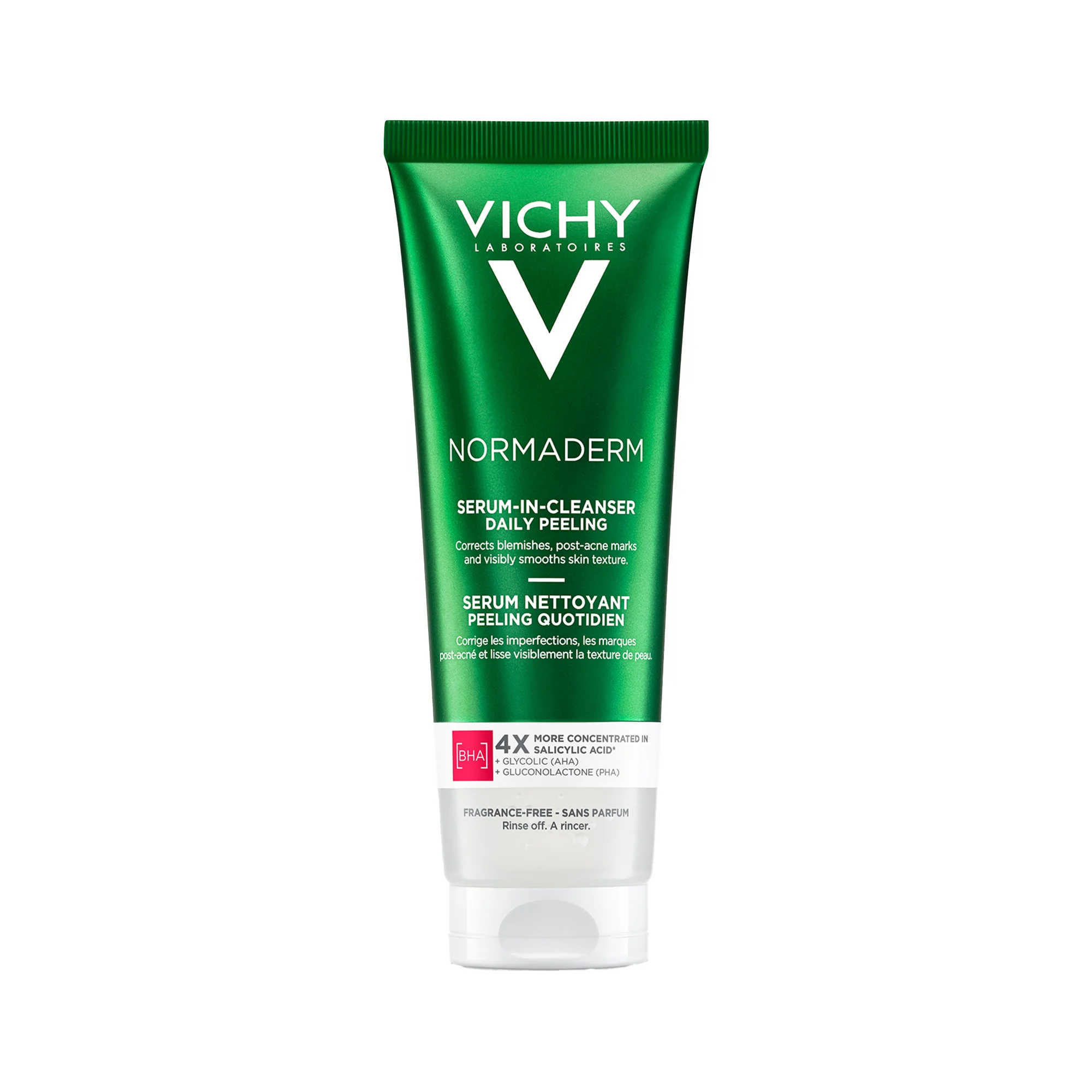 Vichy Normaderm No Peel Cleanser 125 Ml Detergente viso delicato