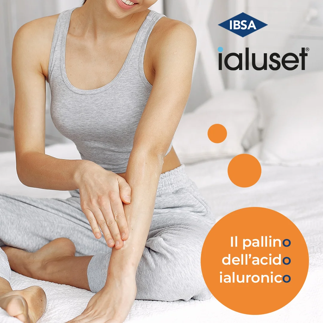 Ialuset Plus Garze Impregnate Sterili per Ferite Infette e Ustioni 10x10 cm 10 Pezzi