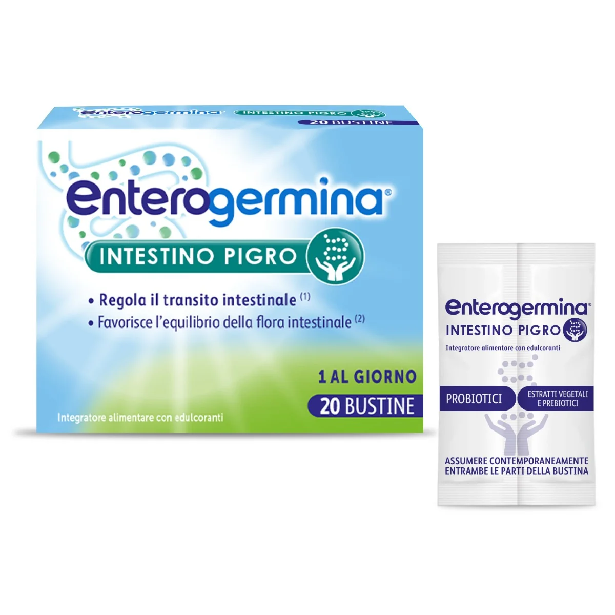 Enterogermina Intestino Pigro 20 Bustine Per Il Benessere dell'Intestino