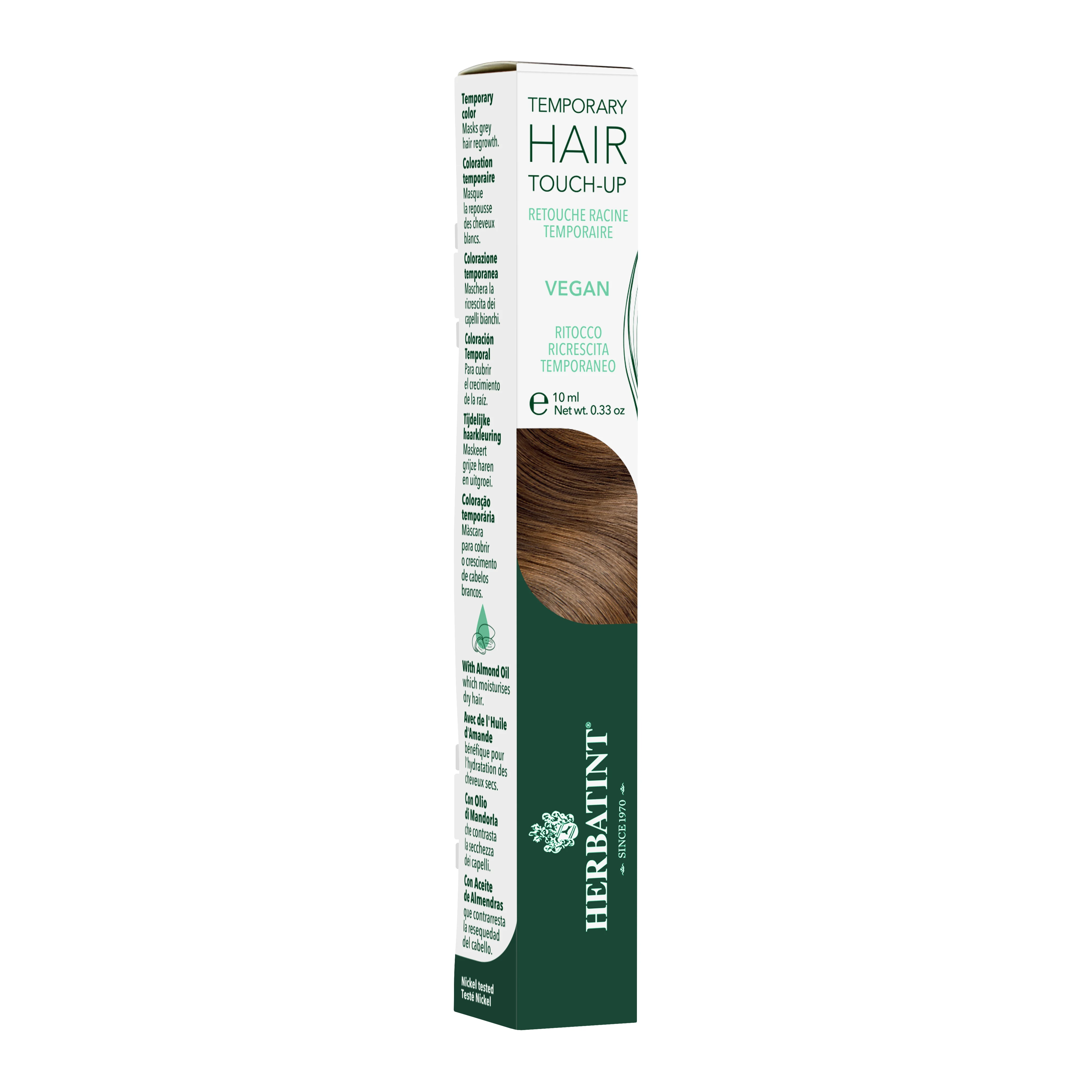 Herbatint Mascara Capelli Temporary Hair Touch-UP Castano Chiaro Ritocco Ricrescita