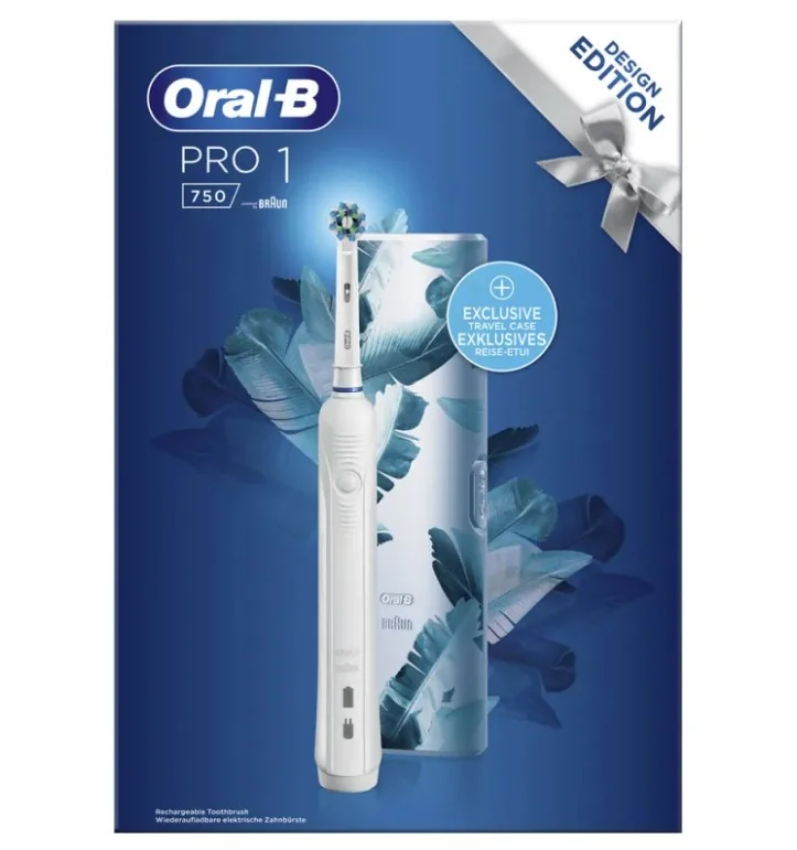 Oral-B Pro1 Bianco Spazzolino Elettrico Pulizia Profonda