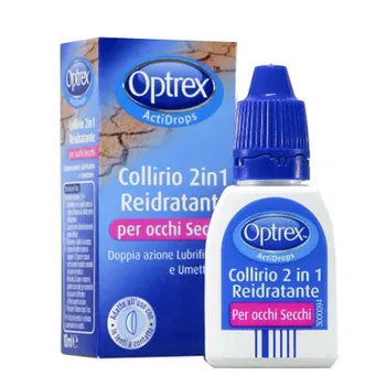 Optrex Collirio 2in1 Reidratante 10 ml - Per Occhi Secchi 