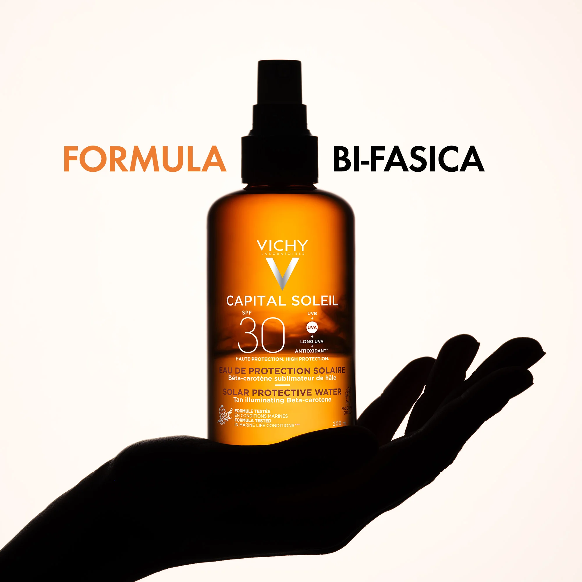 Vichy Ideal Soleil Acqua Solare SPF30, 200 Ml Protettiva idratante