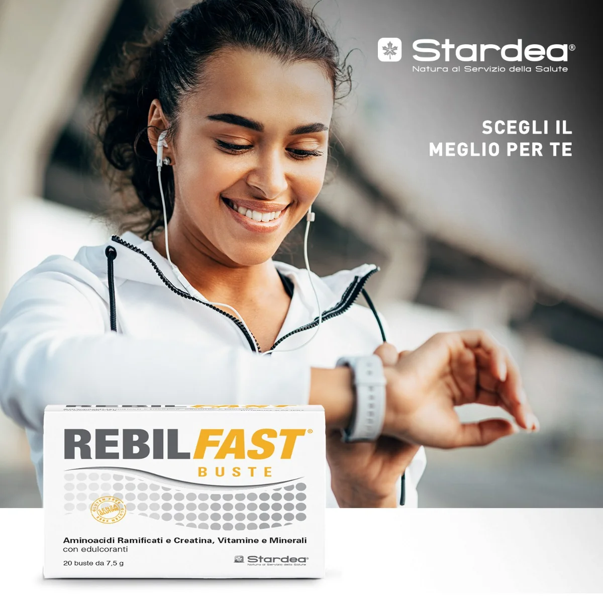 Rebilfast 20 Bustine 7,5 g Integratore per Sportivi