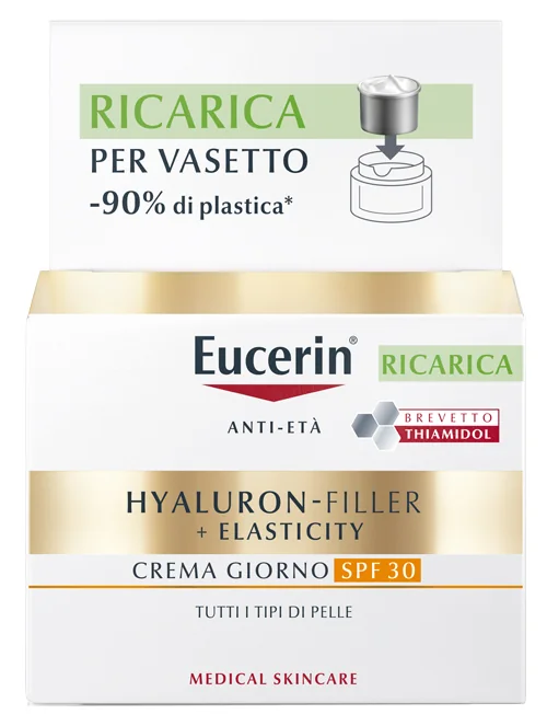 Eucerin Hyaluron-Filler + Elasticity Crema Giorno Spf30 Ricarica 50 Ml