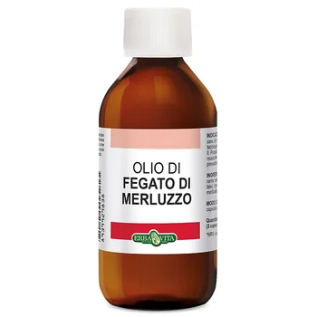 Erba Vita Olio di Fegato Di Merluzzo 100 ml Integratore Vitamine