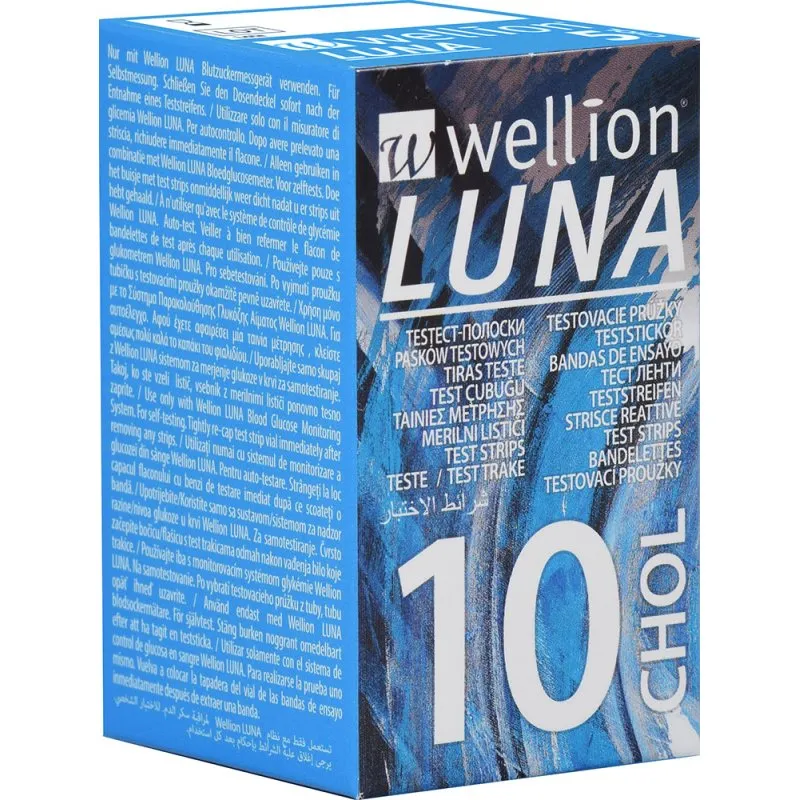 Wellion Luna Choles Strips 10 Pezzi